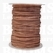 Leather lace round Ø 0,9 a 1,0 mm rol natural Ø 1,0 mm, rol 50 meter (per roll) - pict. 2