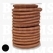 Leather lace round Ø 6 mm roll natural Ø 6 mm, rol 10 meter (per rol) - pict. 1