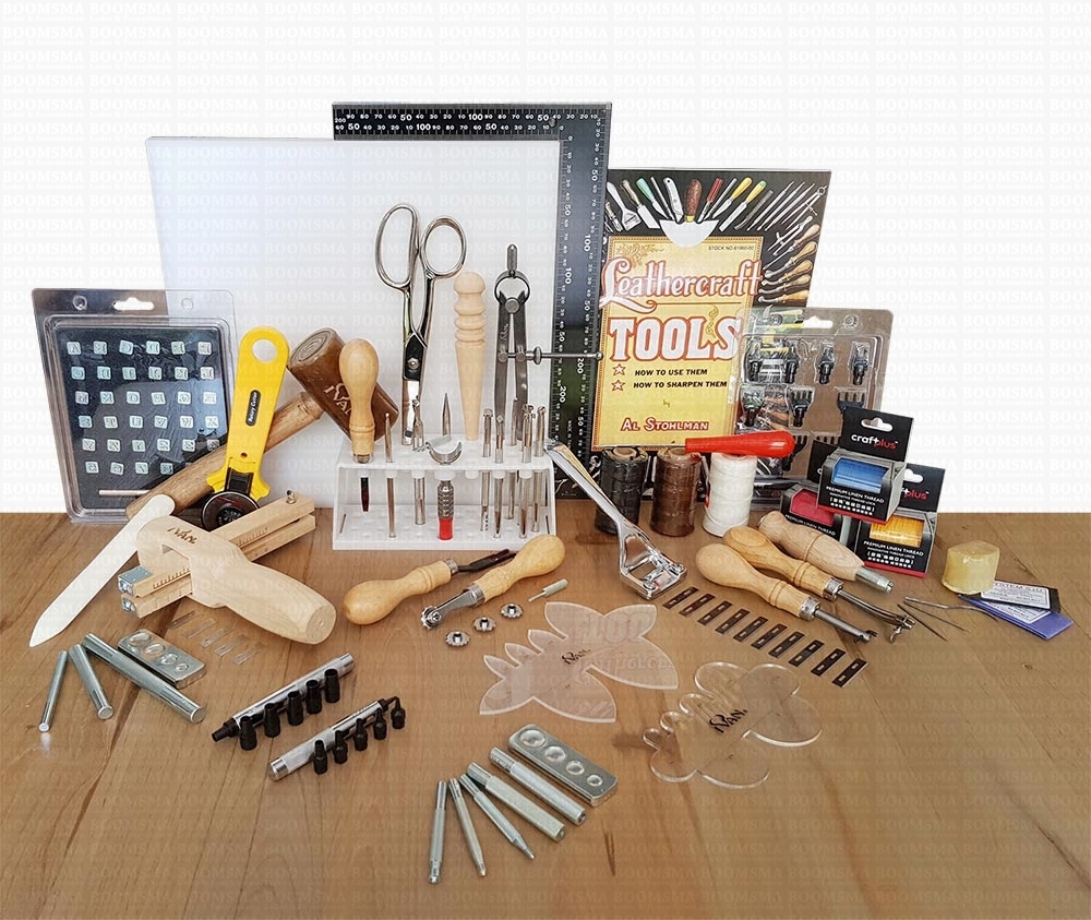 Buy your Leatherworking kit (incl. leather try-out piece) Deluxe online