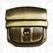 Lock luxe antique brass plated 4 × 4,5 cm (ea) - pict. 1