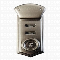 Lock luxe silver 6 × 3,5 cm (ea)