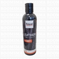 Royal leather care& color black 150 ml 601 zwart