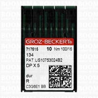 Machine needles 134R size 100 Pointed Round tip