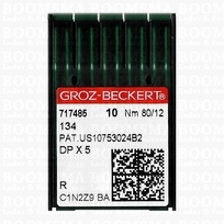 Machine needles 134R size 80 Round tip