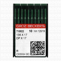 Machine needles system 135x17 R size 120 round tip