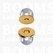 Magnetic lock thin gold Ø 15 mm, total thickness 2,5 mm (per 5) - pict. 1