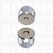 Magnetic lock thin silver Ø 14 mm , total thickness 2,5 mm (per 5) - pict. 1