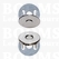 Magnetic lock thin silver Ø 18 mm, total thickness 2,5 mm (per 5) - pict. 1