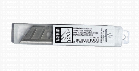Master utility knife  extra blades 5 pieces per pack - pict. 1