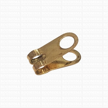 Metal plate for small buckles gold width 9 mm (per 10) - pict. 1