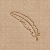 Mini 3D Stamps 'Feather' 15 x 14 mm