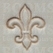 Mini 3D Stamps 'Fleur de Lis' 12 x 15 mm - pict. 2