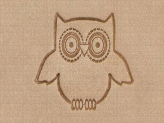 Mini 3D Stamps 'Owl' 15 x 11 mm - pict. 2