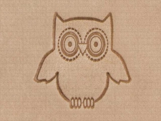 Mini 3D Stamps 'Owl' 15 x 11 mm - pict. 2