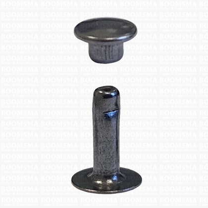 Rivets: Rivets 33 Single cap nearly black 33/10 per 100 - pict. 1