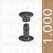 Rivets: Rivets 33 Single cap nearly black 33/8 per 1.000 - pict. 1