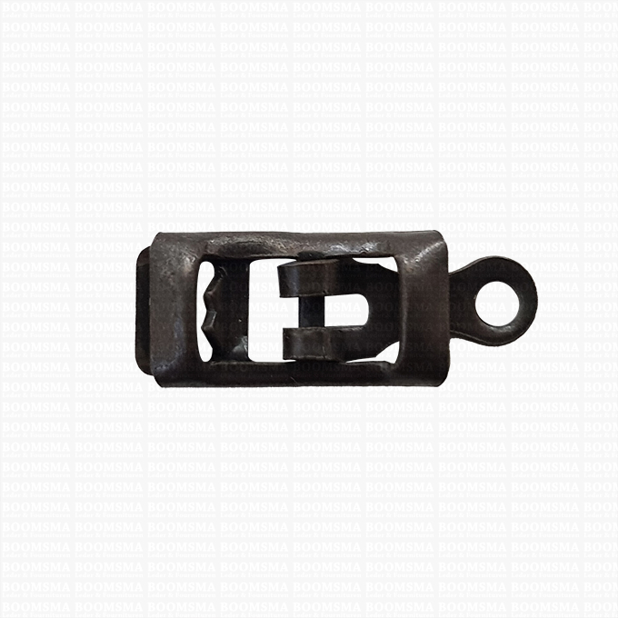 Bar Buckle Rivet Buy your Centre bar buckle with plate small - 8 mm nearly black 8 mm ...