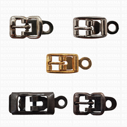 Centre bar buckle with plate small - 8 mm - pict. 3