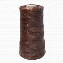 Neverstrand waxed nylon thread (6) 250 gram brown 250 gram approx. 600 meter, THIN (6)
