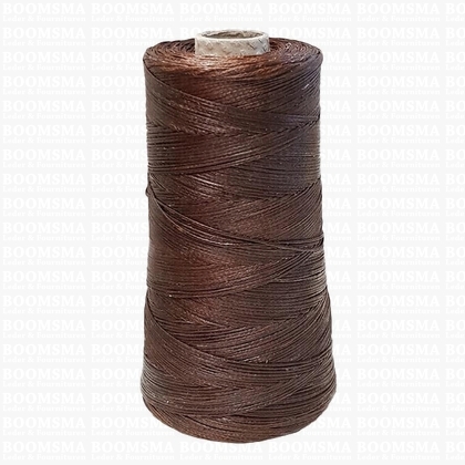 Neverstrand waxed nylon thread (6) 250 gram brown 250 gram approx. 600 meter, THIN (6) - pict. 1
