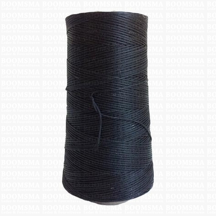 Neverstrand waxed nylon thread (6) 250 gram black 250 gram approx. 600 meter, THIN (6) - pict. 1