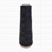 Neverstrand waxed nylon thread (6) 50 gram black 50 gram approx. 120 meter, THIN (6)