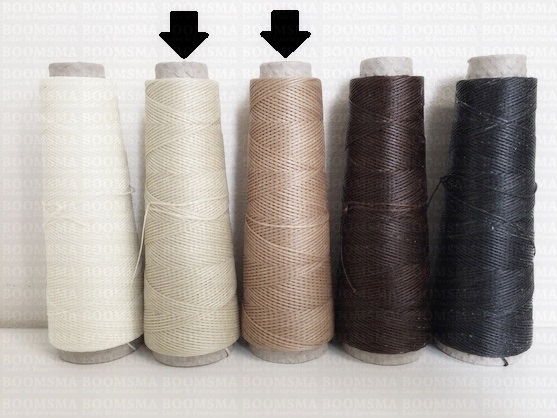 Neverstrand waxed nylon thread (6) 50 gram Lightnatural 50 gram approx. 120 meter, THIN (6) - pict. 3