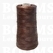 Neverstrand waxed nylon thread (8) 250 gram brown 250 gram approx. 500 meter, thick (8)  - pict. 1