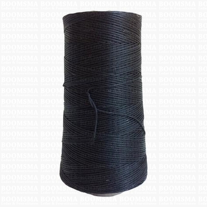 Neverstrand waxed nylon thread (8) 250 gram black 250 gram approx. 500 meter, thick (8)  - pict. 1