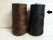 Neverstrand waxed thread (13) 250 gram black thickness approx. 1,5 mm extra thick thread - pict. 2