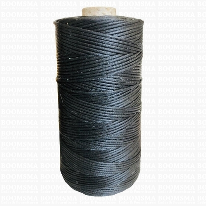 Neverstrand waxed thread (13) 250 gram black thickness approx. 1,5 mm extra thick thread - pict. 1