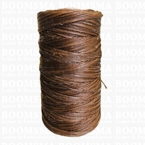 Neverstrand waxed thread (13) 250 gram dark brown thickness approx. 1,5 mm extra thick thread