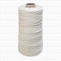Neverstrand waxed thread (13) 250 gram white thickness approx. 1,5 mm extra thick thread