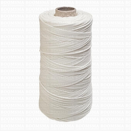 Neverstrand waxed thread (13) 250 gram white thickness approx. 1,5 mm extra thick thread - pict. 1