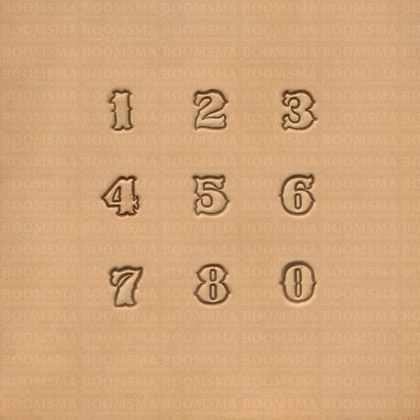 Number set normal small 12 mm (per set) - pict. 1