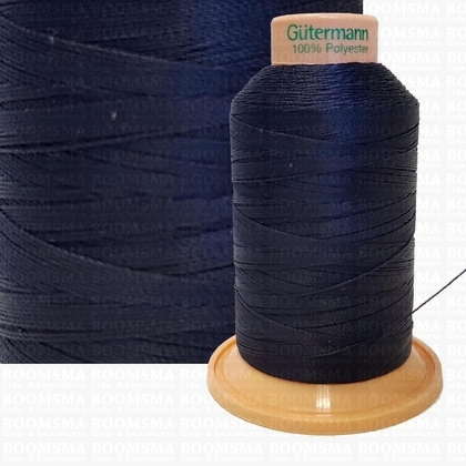 Nylon machine thread Dark blue 387 dark blue (387) (Gütermann 400m)  40/3, dikte (0,37 mm)  - pict. 1