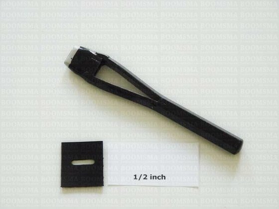 Oblong punch 'T' 1/2 inch (1) = 12,5 × 3 mm  - pict. 2