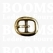 Heavy Oval centre bar buckle solid brass  13 mm (gold) lower centre bar - pict. 2