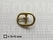 Heavy Oval centre bar buckle solid brass  16 mm (gold) lower centre bar - pict. 4