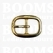 Heavy Oval centre bar buckle solid brass  22 mm (gold) lower centre bar - pict. 2