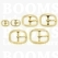 Heavy Oval centre bar buckle solid brass  - pict. 3