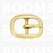 Heavy Oval centre bar buckle solid brass  22 mm (gold) lower centre bar - pict. 1