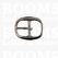 Heavy oval centre bar buckle solid brass nickel plated (low centre bar) 22 mm nickel plated - pict. 1