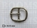 Oval centre bar buckle solid brass nickel plated 25 mm nickel plated - pict. 2
