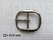 Oval centre bar buckle solid brass nickel plated 32 mm nickel plated - pict. 2