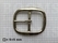 Oval centre bar buckle solid brass nickel plated 38 mm nickel plated - pict. 2