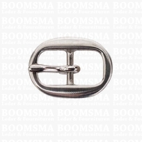 Oval centre bar buckle stainless steel 12 mm