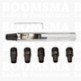 Punch set maxi set: 5 - 5,5 - 6 - 6,5 - 7 - 7,5 mm 