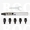 Punch set mini set: 2 - 2,3 - 3,1 - 3,5 - 4,0 - 4,8 mm 