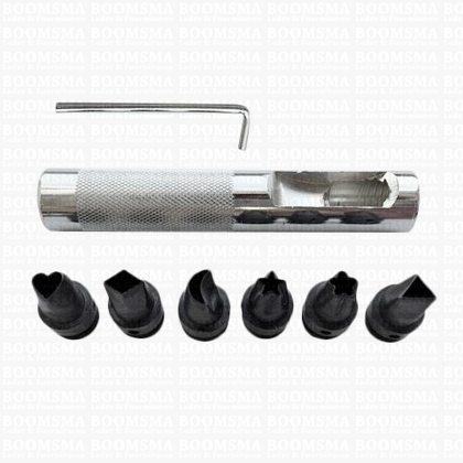 Shape punch set shape punches, size approx. 6 mm (ea) - pict. 1